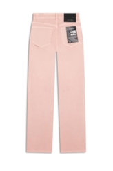 Calça Vintage Denim Color Reta Blush