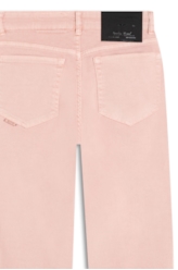 Calça Vintage Denim Color Reta Blush