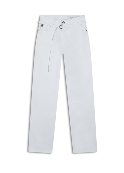 Calça Vintage Denim Color Reta Branco