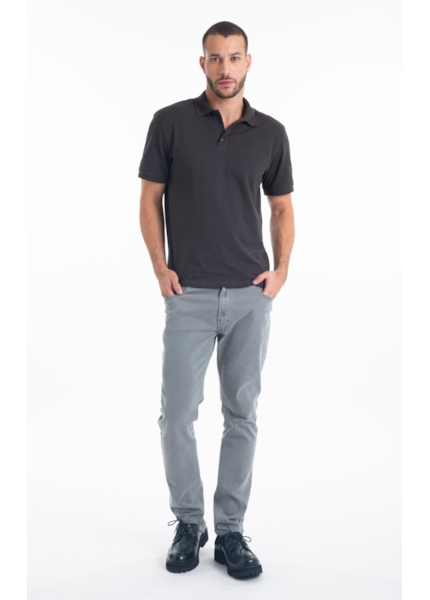 Calça Vintage Denim Color Skinny 5 Pockets Verde Oliva