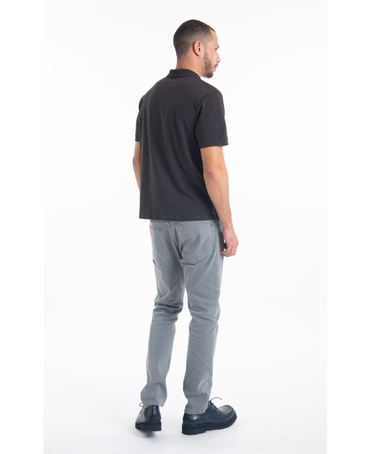 Calça Vintage Denim Color Skinny 5 Pockets Verde Oliva