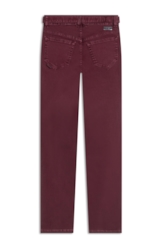 Calça Vintage Denim Color Skinny Bordeaux