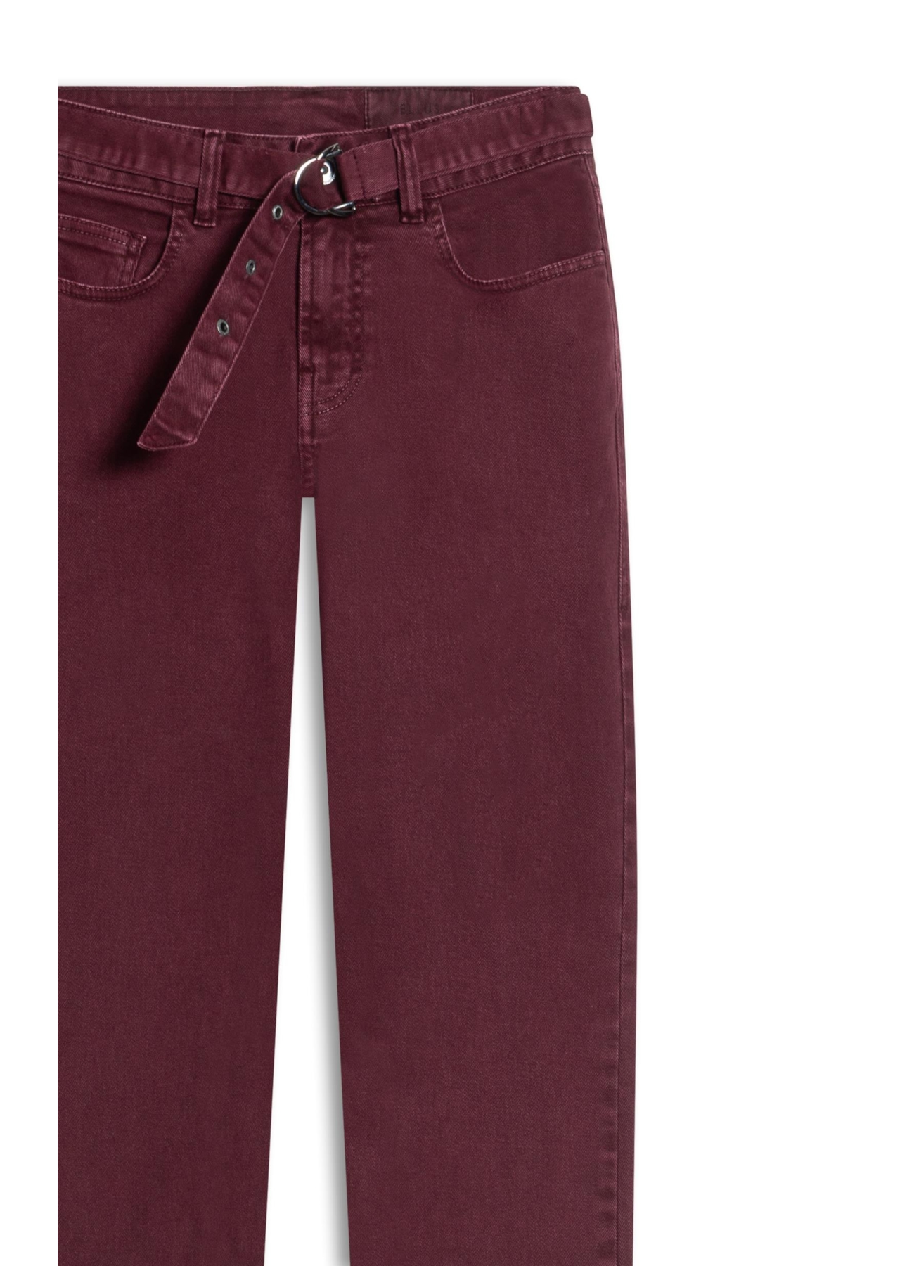 Calça Vintage Denim Color Skinny Bordeaux