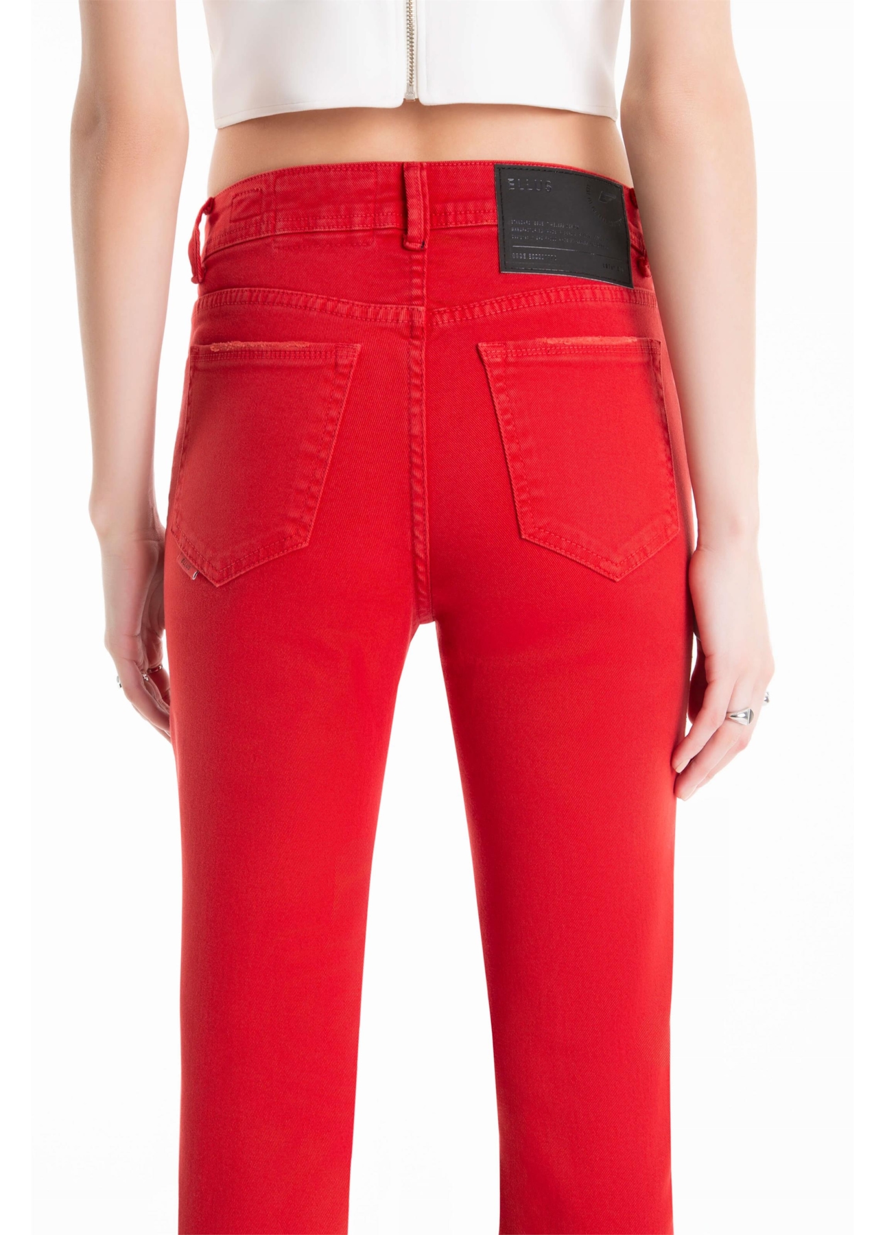 Calça Vintage Denim Color Skinny Rubi