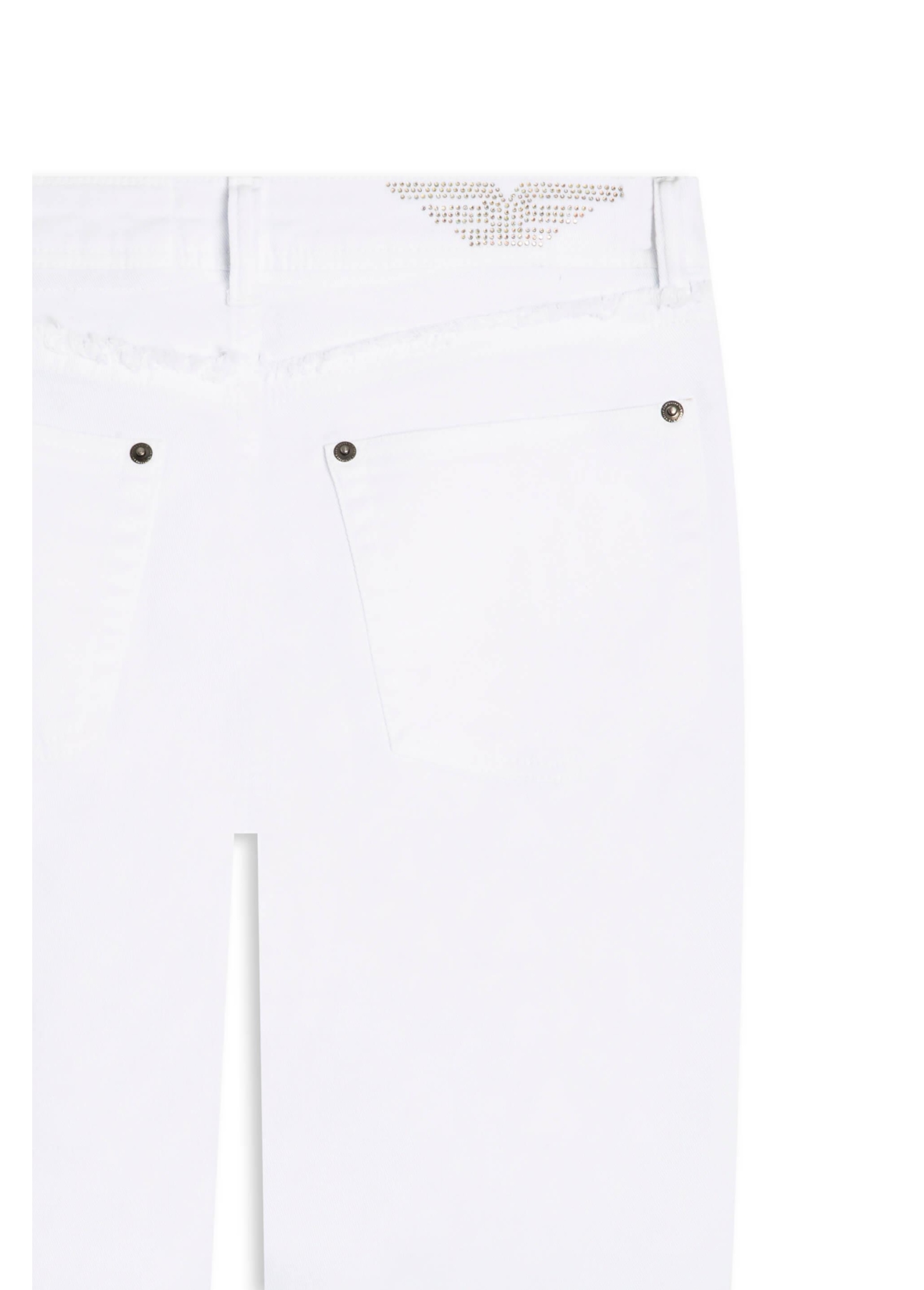 Calça Vintage Denim Color Slim Branco