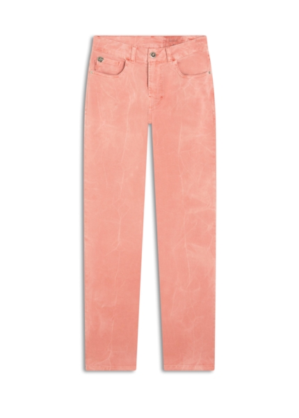 Calça Vintage Denim Color Slim Et. Zetex Rosa Dusty