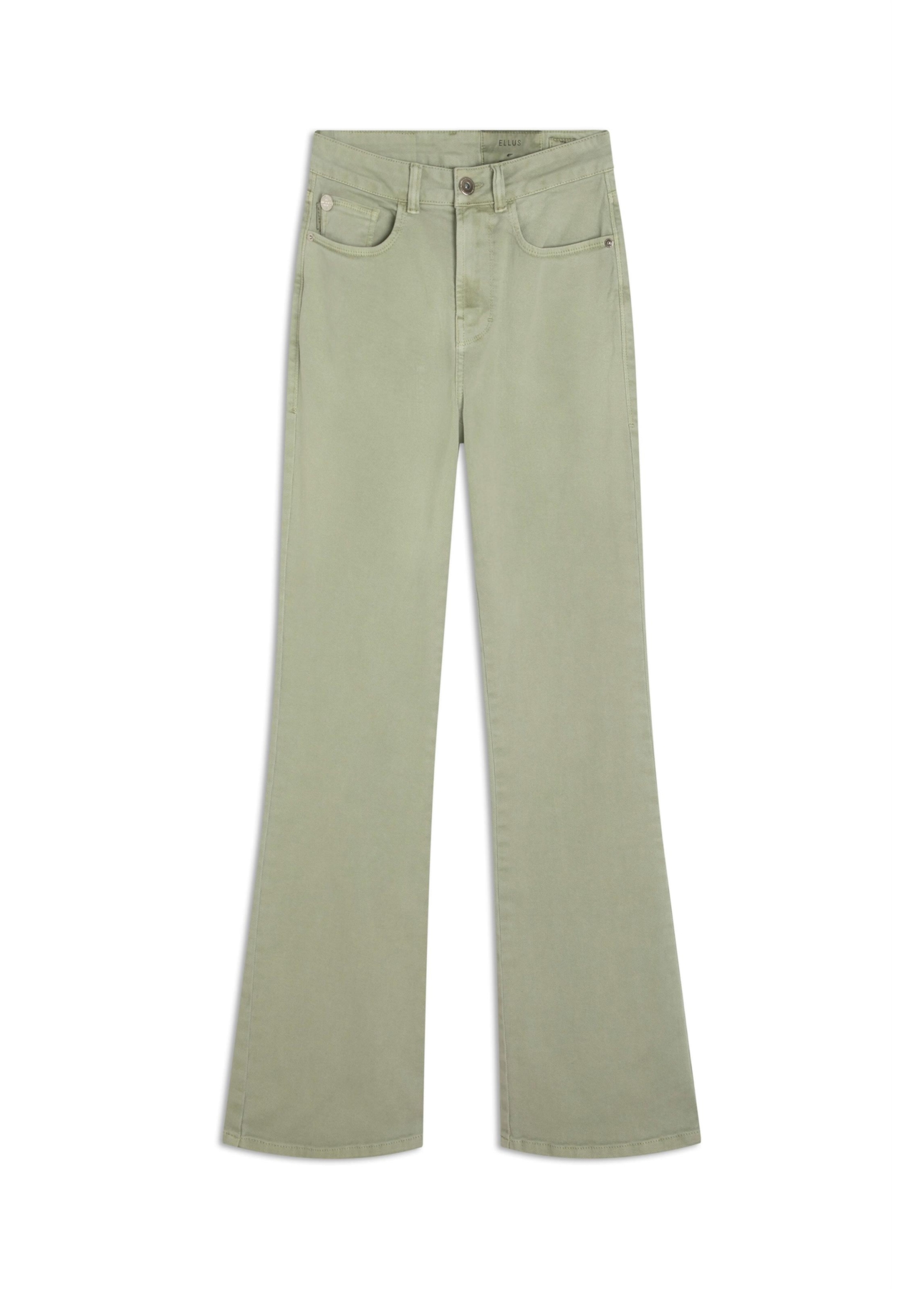 Calça Vintage Denim Color Verde Seco