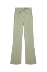 Calça Vintage Denim Color Verde Seco