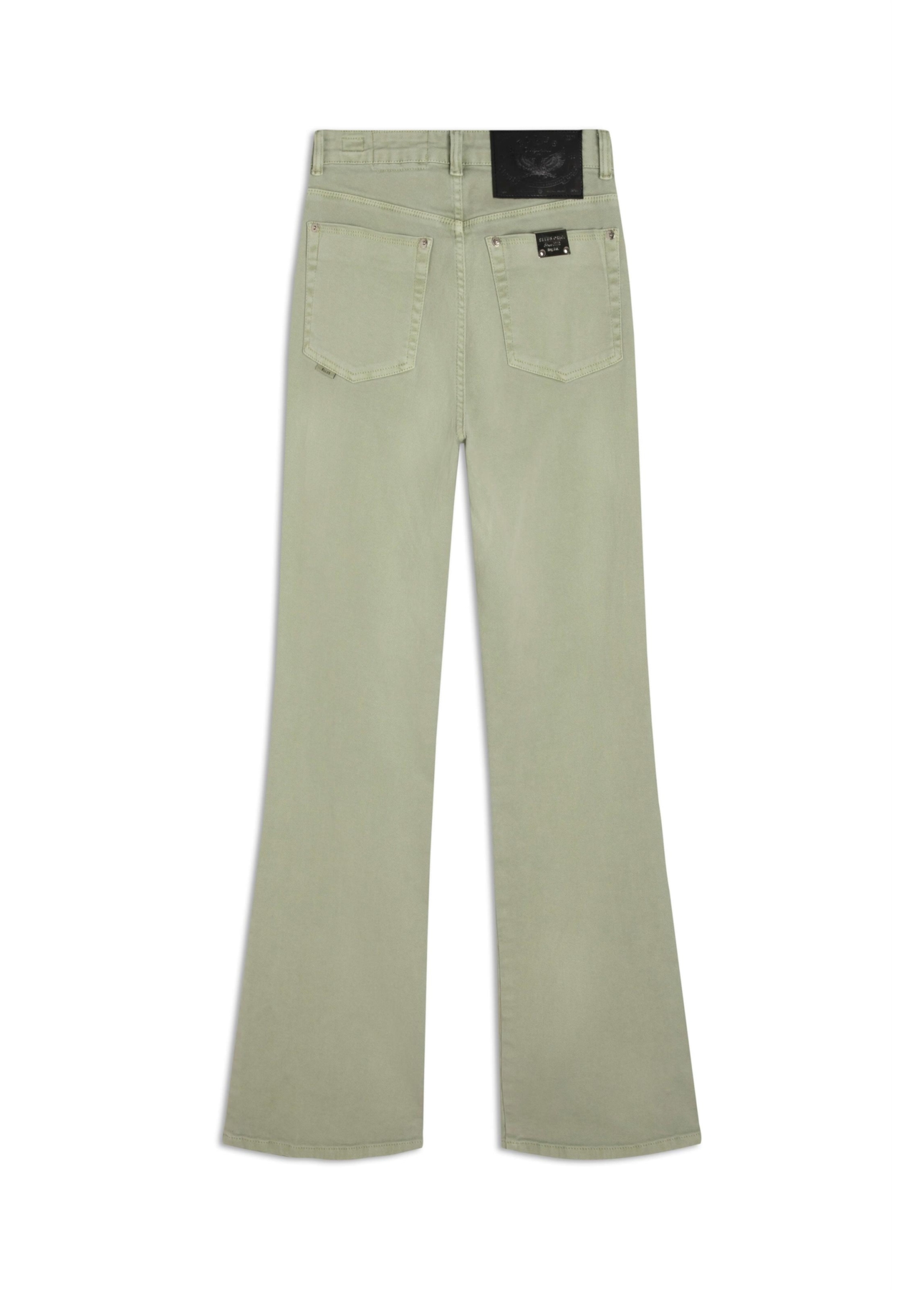 Calça Vintage Denim Color Verde Seco