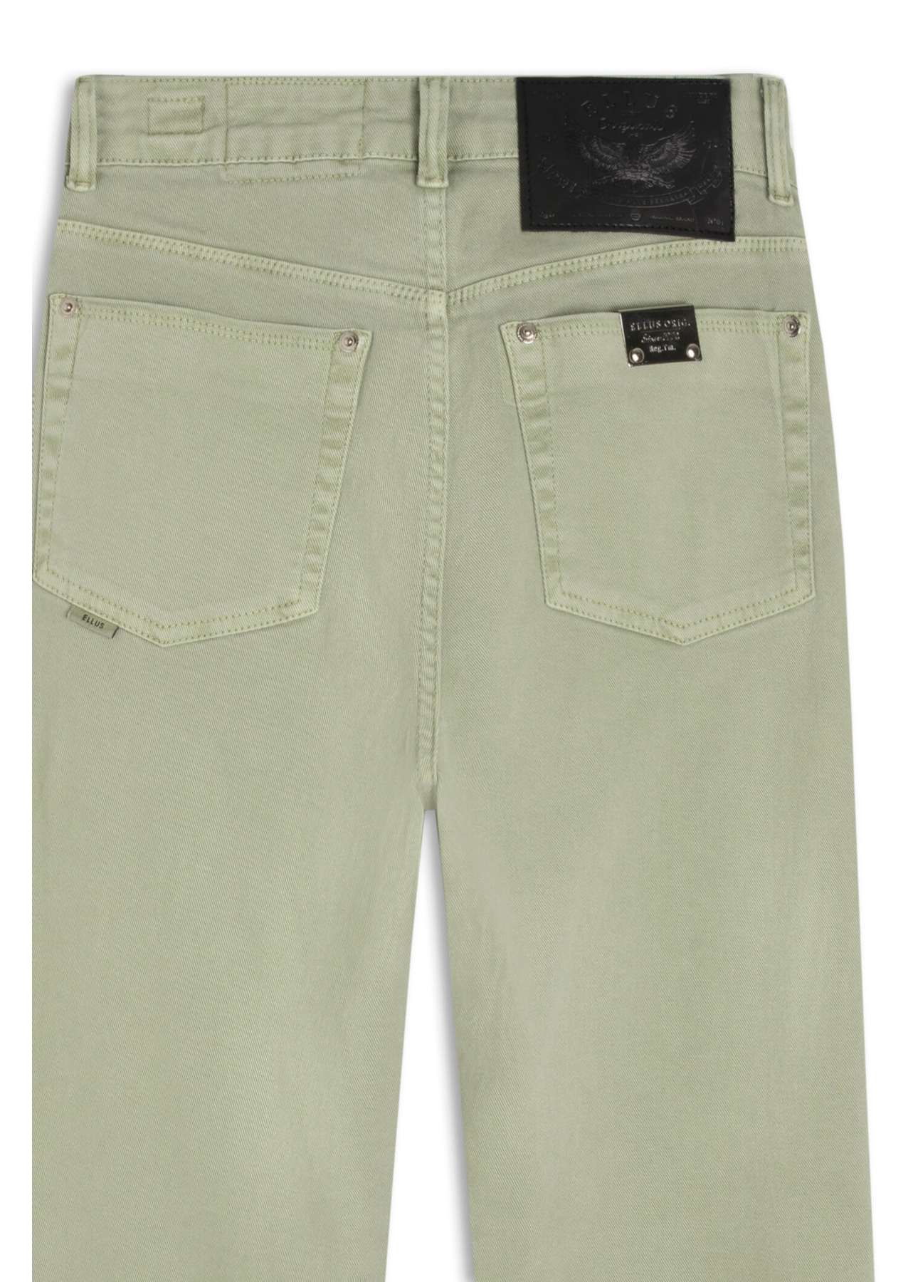 Calça Vintage Denim Color Verde Seco