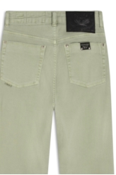 Calça Vintage Denim Color Verde Seco