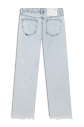 Calca Vintage Denim Low Rise Destroyer Lav.Delave C/Puidos