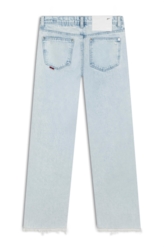 Calca Vintage Denim Low Rise Destroyer Lav.Delave C/Puidos