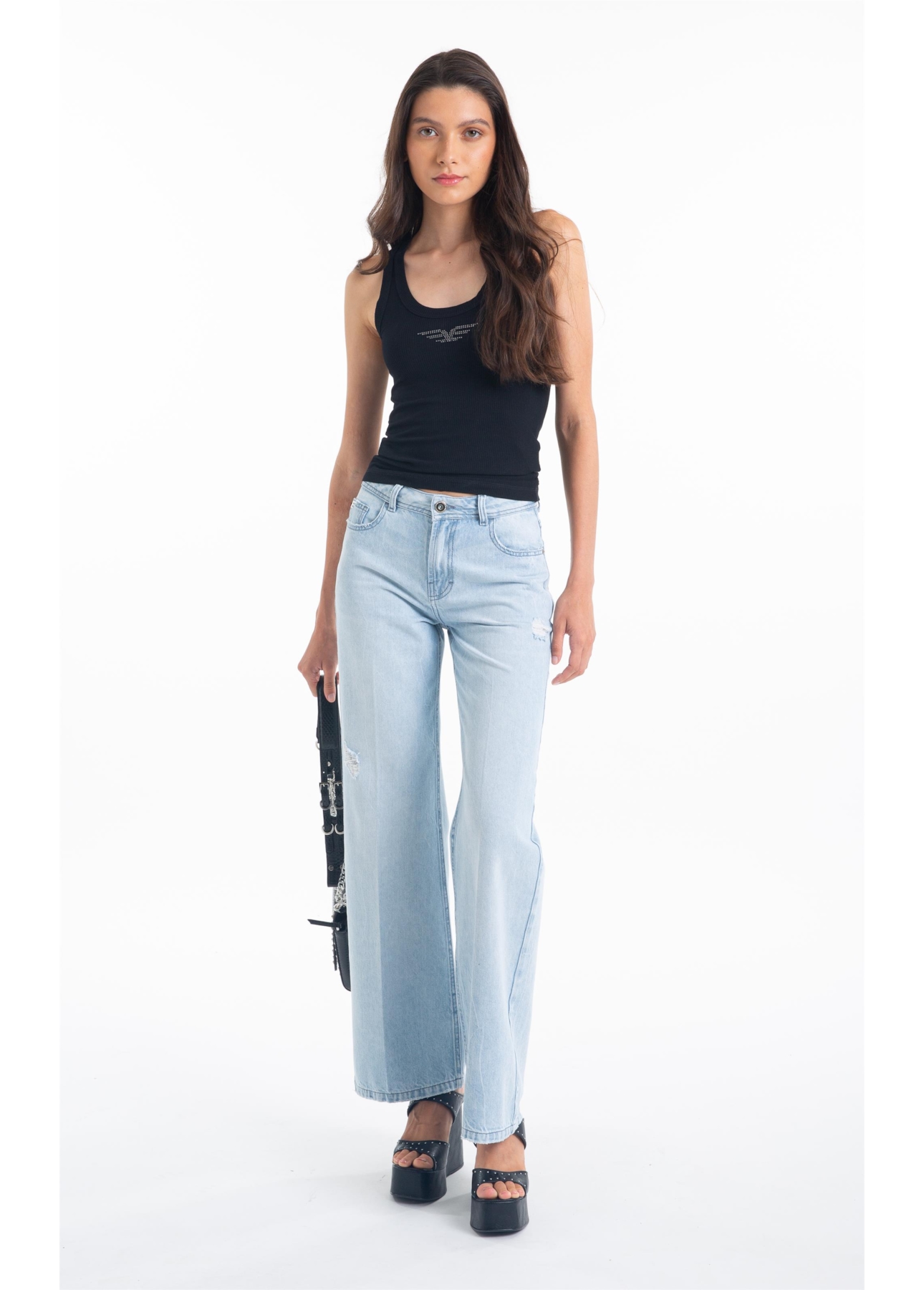 Calça Vintage Denim Patheph Lav.Claro