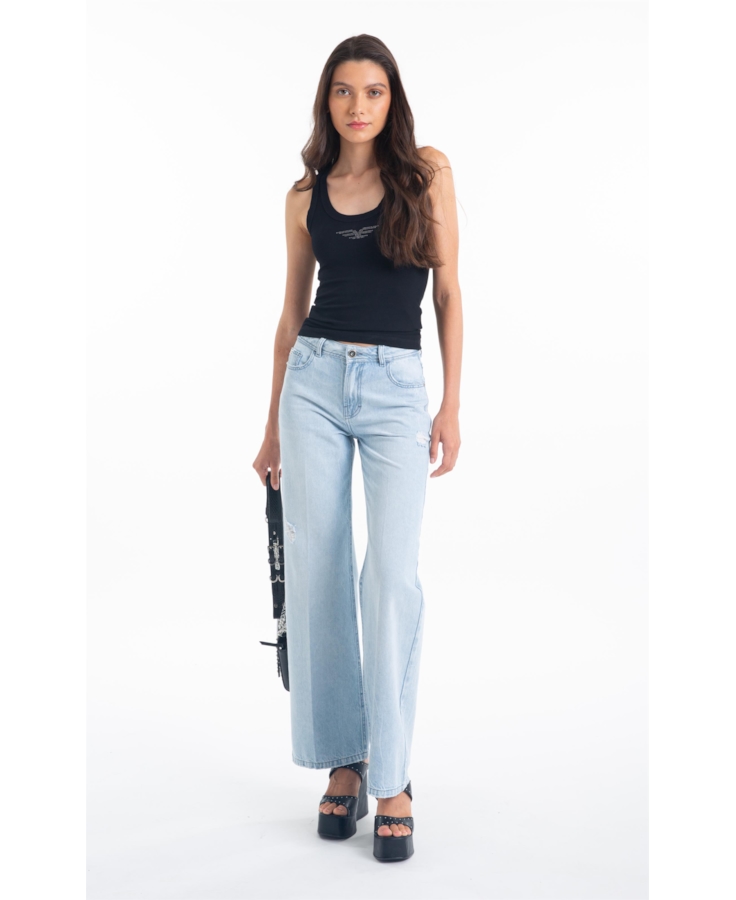 Calça Vintage Denim Patheph Lav.Claro