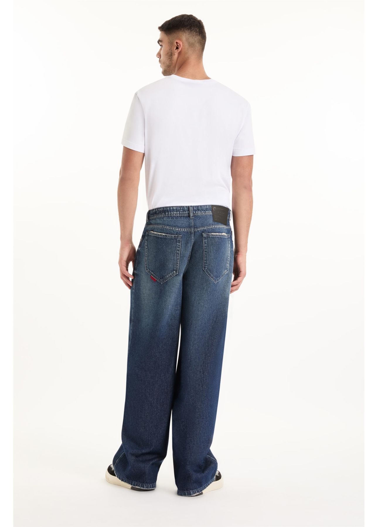 Calça Vintage Denim Wide Leg Lav. Escuro