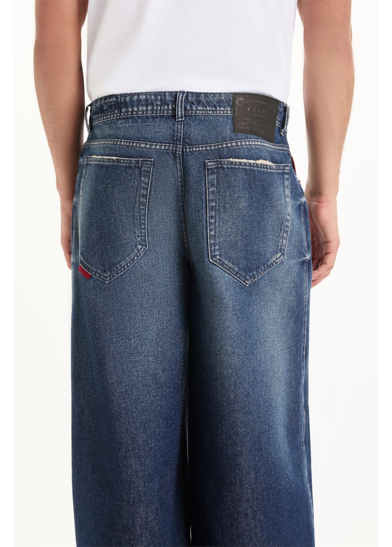 Calça Vintage Denim Wide Leg Lav. Escuro