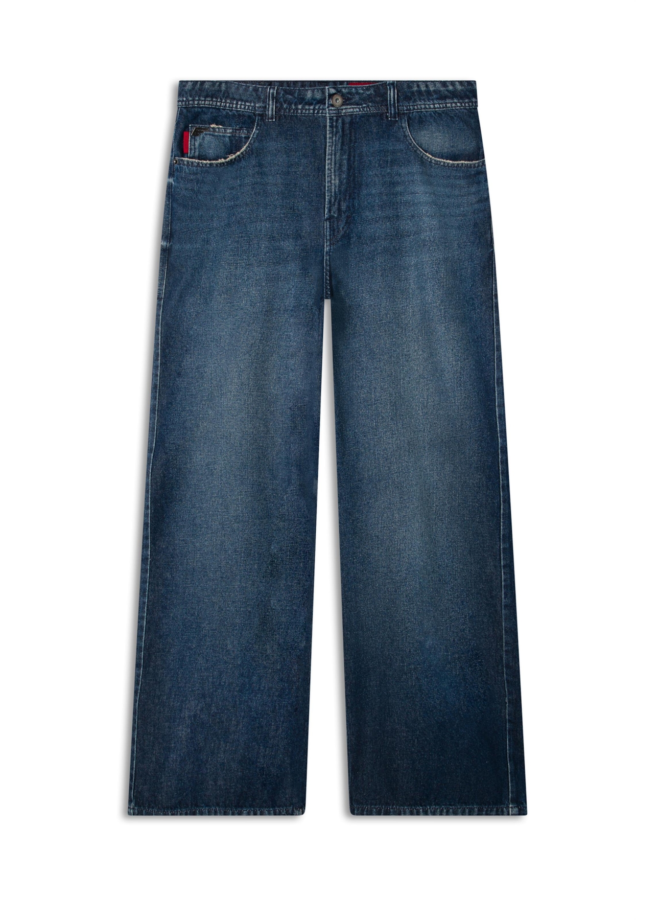 Calça Vintage Denim Wide Leg Lav. Escuro