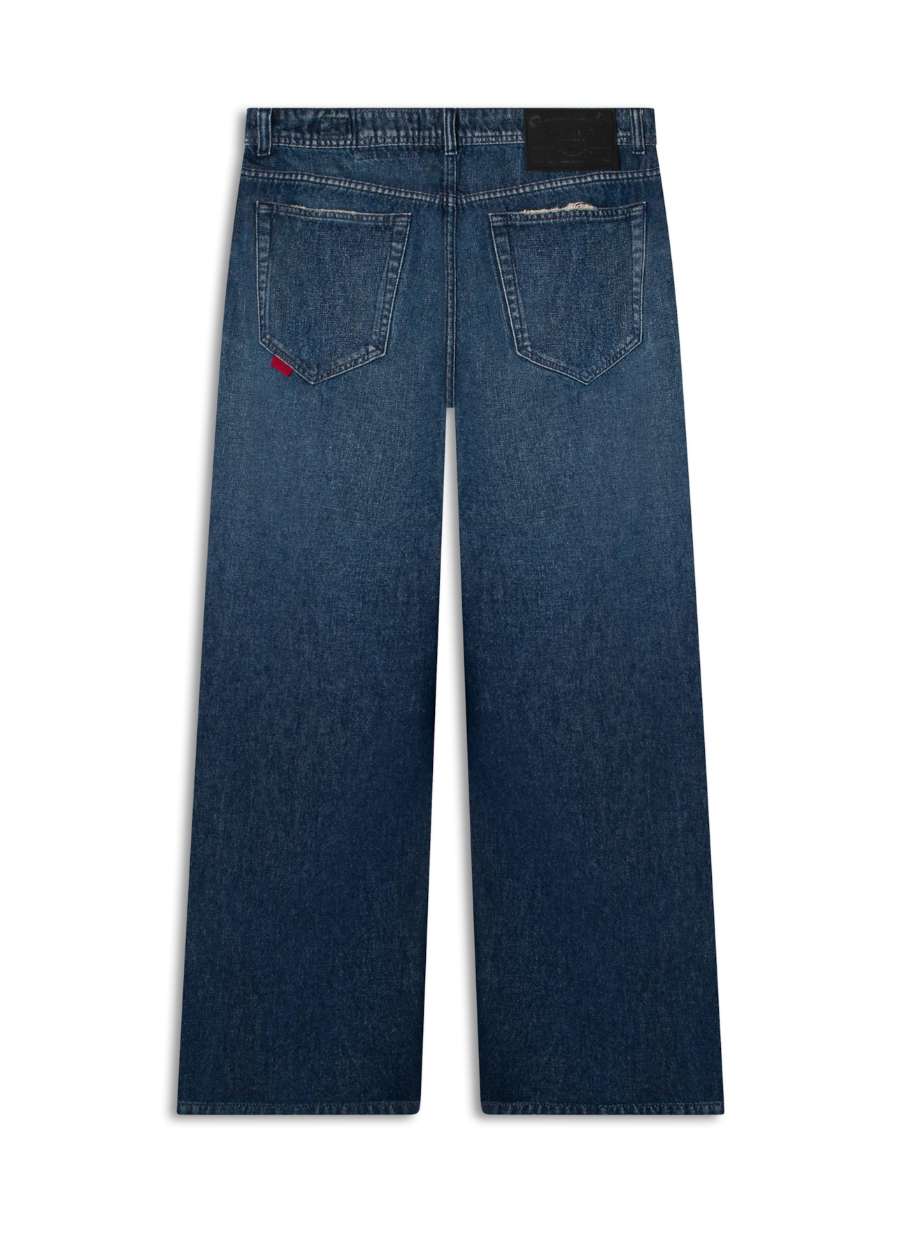 Calça Vintage Denim Wide Leg Lav. Escuro