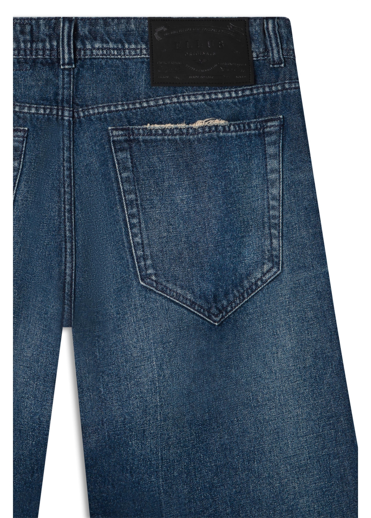 Calça Vintage Denim Wide Leg Lav. Escuro