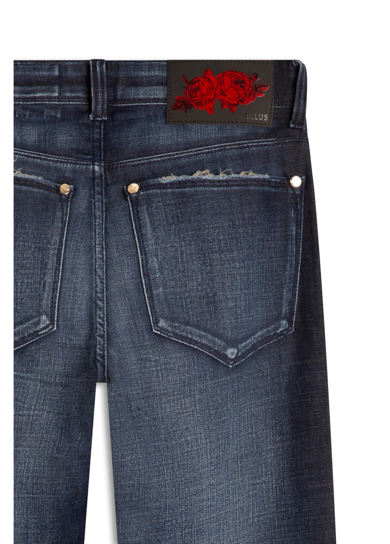 Calça Visco Indigo Elastic 1867-Lav.Escuro C/Resina