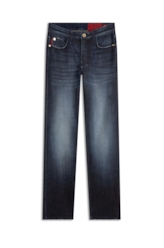 Calça Visco Indigo Elastic 1867-Lav.Escuro C/Resina