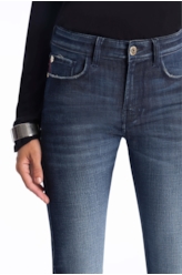 Calça Visco Indigo Elastic 1867-Lav.Escuro C/Resina