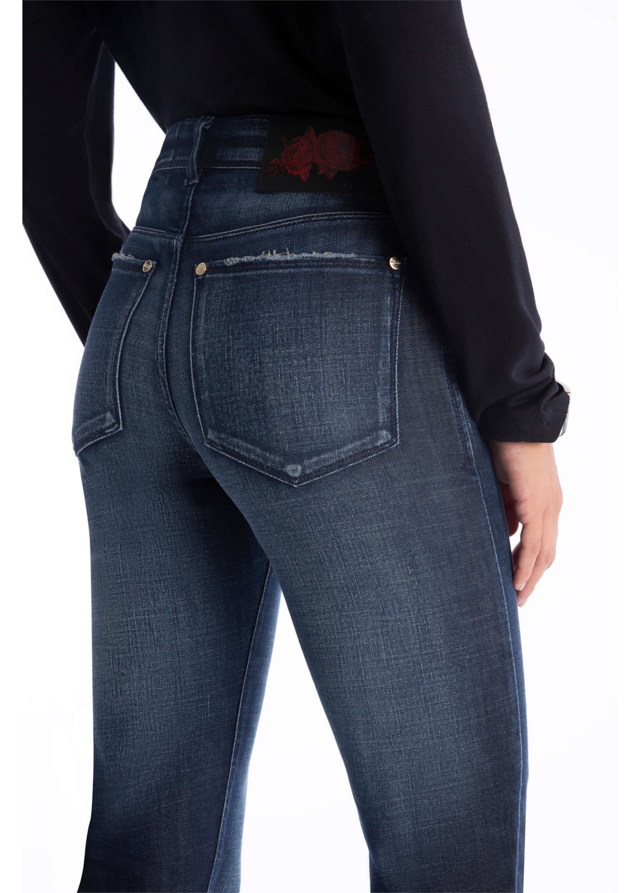 Calça Visco Indigo Elastic 1867-Lav.Escuro C/Resina