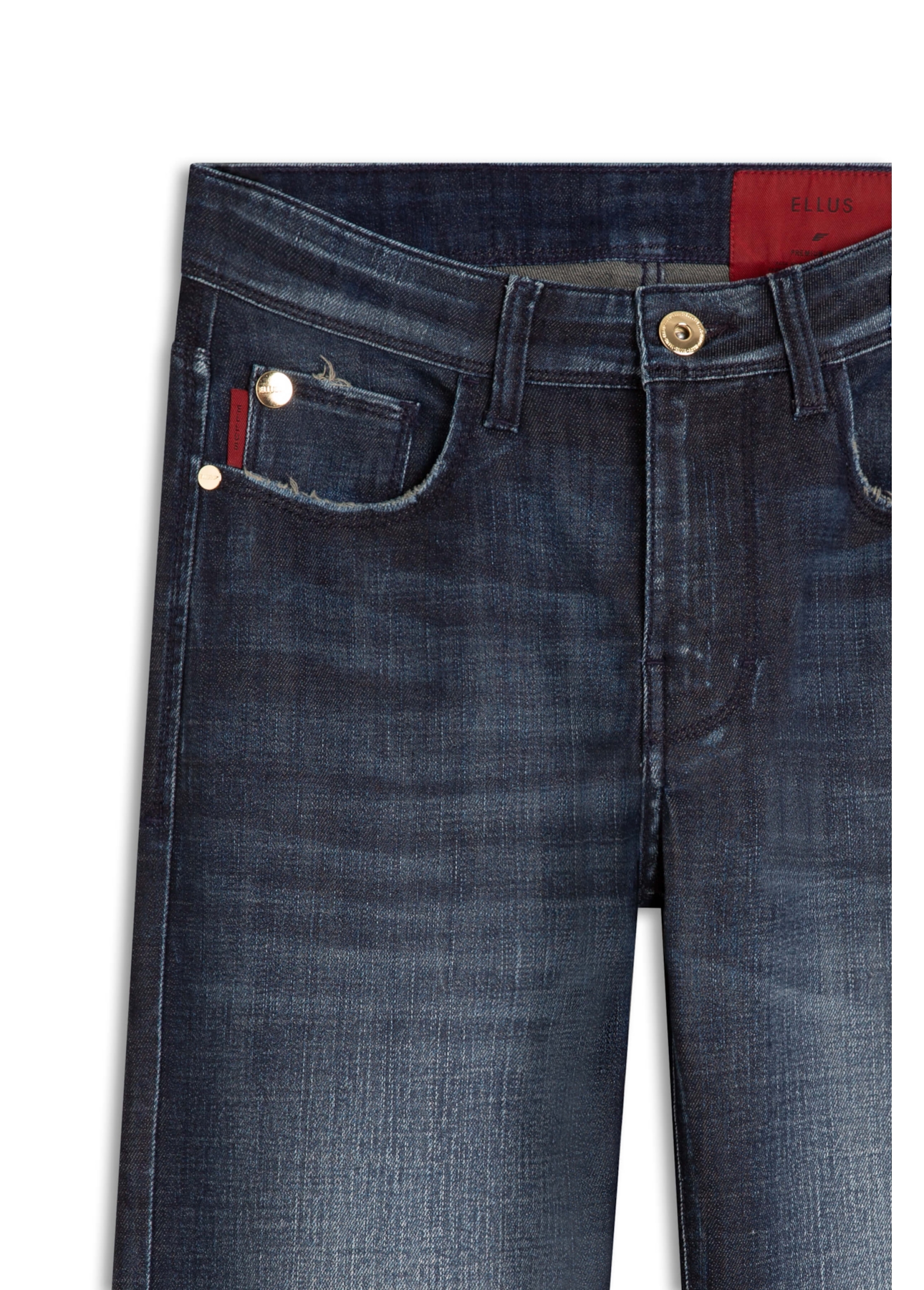 Calça Visco Indigo Elastic 1867-Lav.Escuro C/Resina