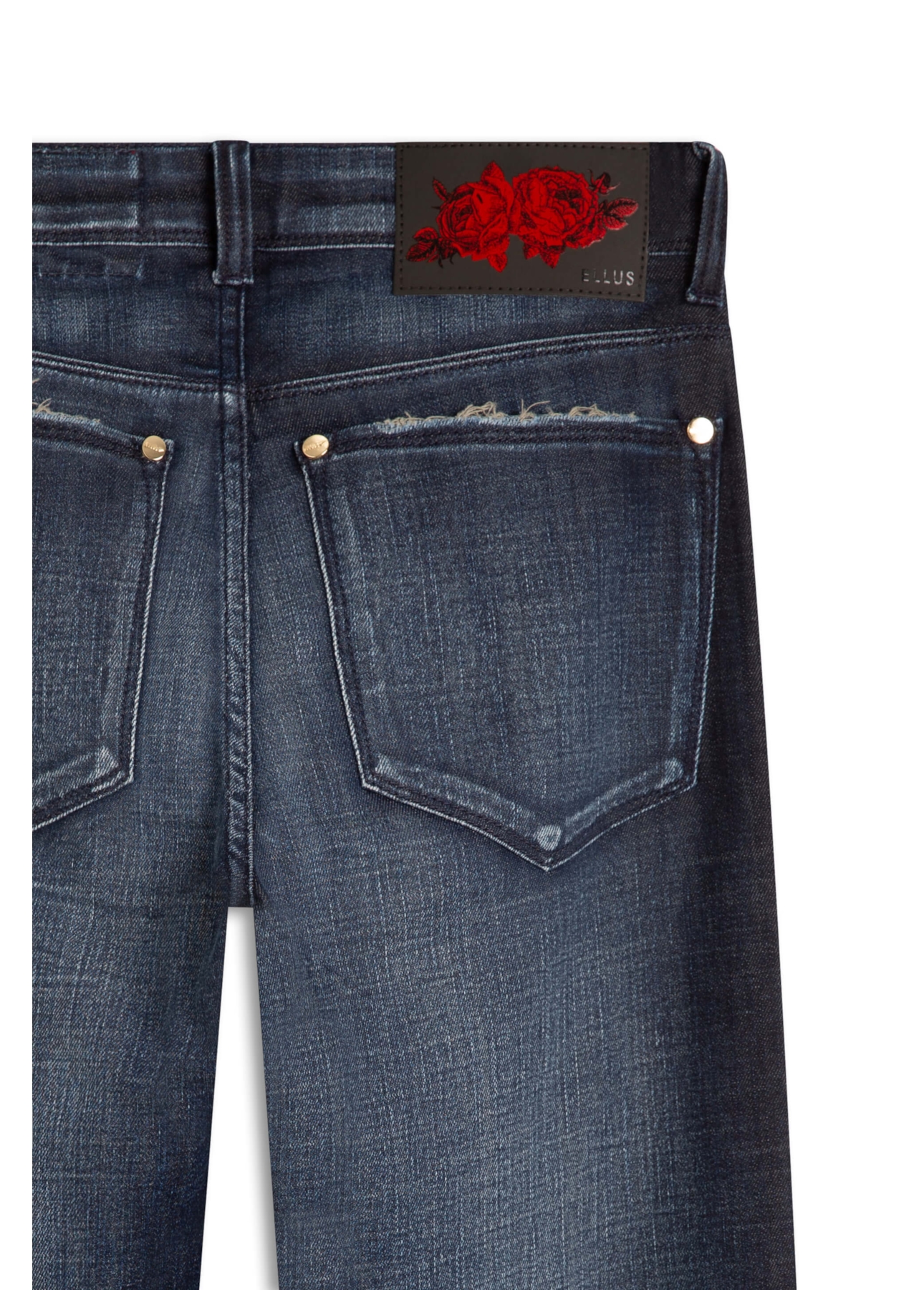 Calça Visco Indigo Elastic 1867-Lav.Escuro C/Resina