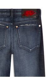 Calça Visco Indigo Elastic 1867-Lav.Escuro C/Resina