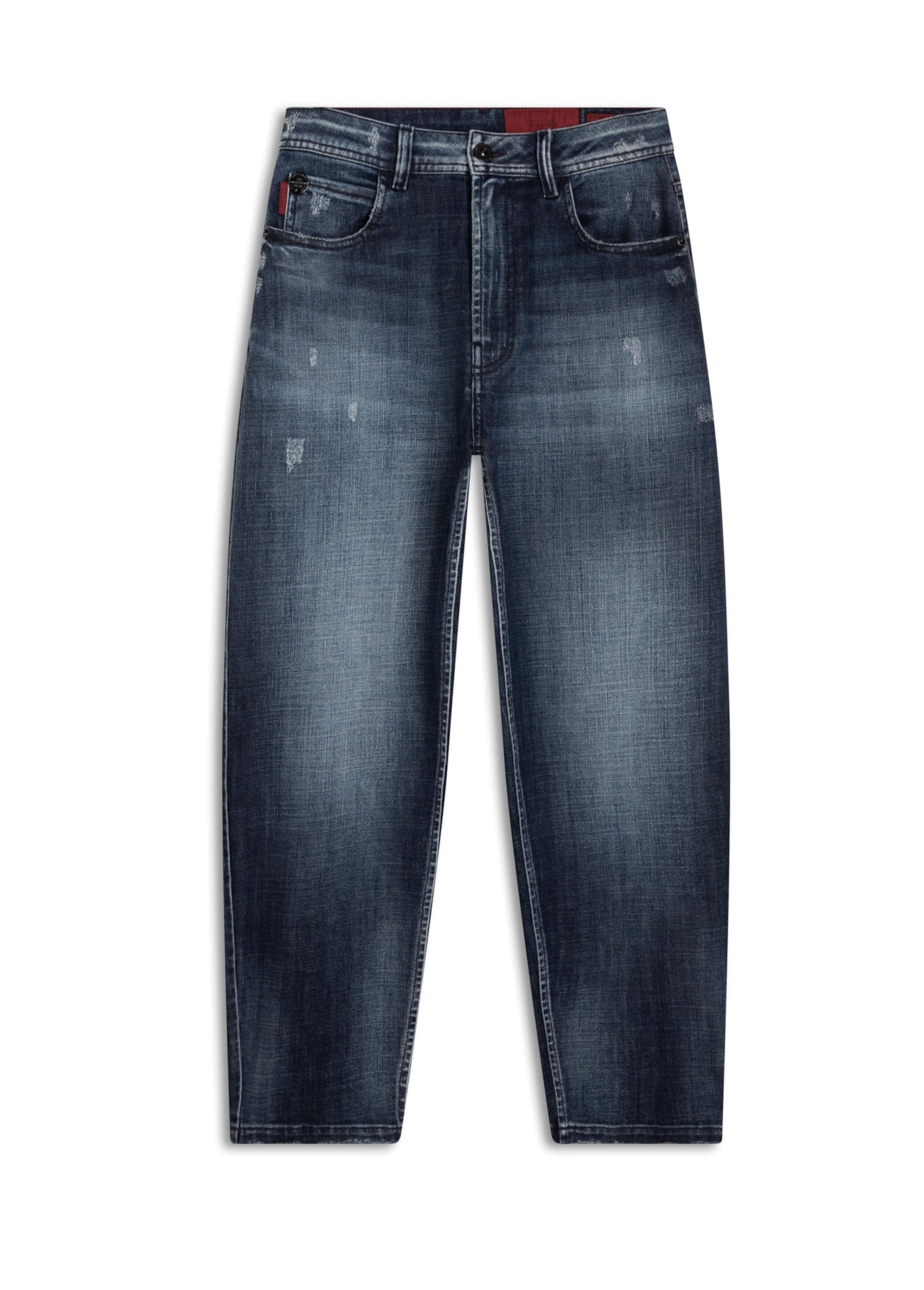 Calça Visco Indigo Elastic 1884-Lav.Escuro C/Puidos
