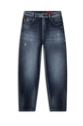 Calça Visco Indigo Elastic 1884-Lav.Escuro C/Puidos