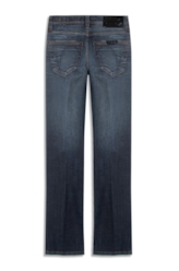 Calça Visco Indigo Elastic Bootcut Filigrana Lav.Escuro C/ Matiz+3d