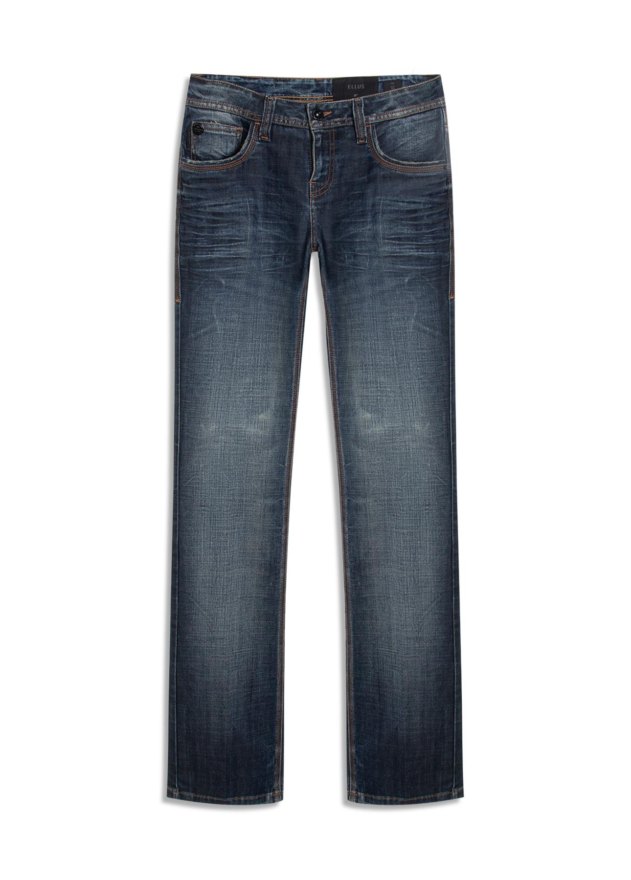 Calça Visco Indigo Elastic Bootcut Filigrana Lav.Escuro C/ Matiz+3d
