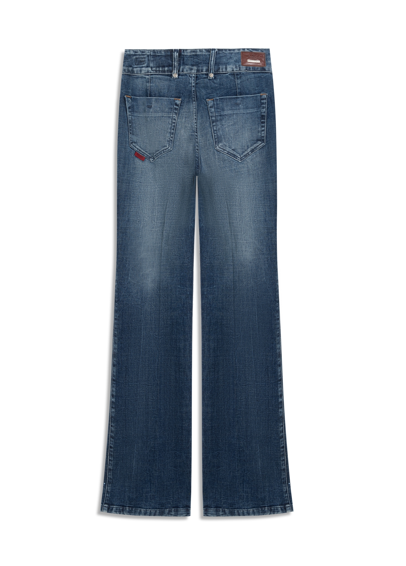 Calça Visco Indigo Elastic Bootcut Lav.Medio