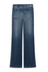 Calça Visco Indigo Elastic Bootcut Lav.Medio