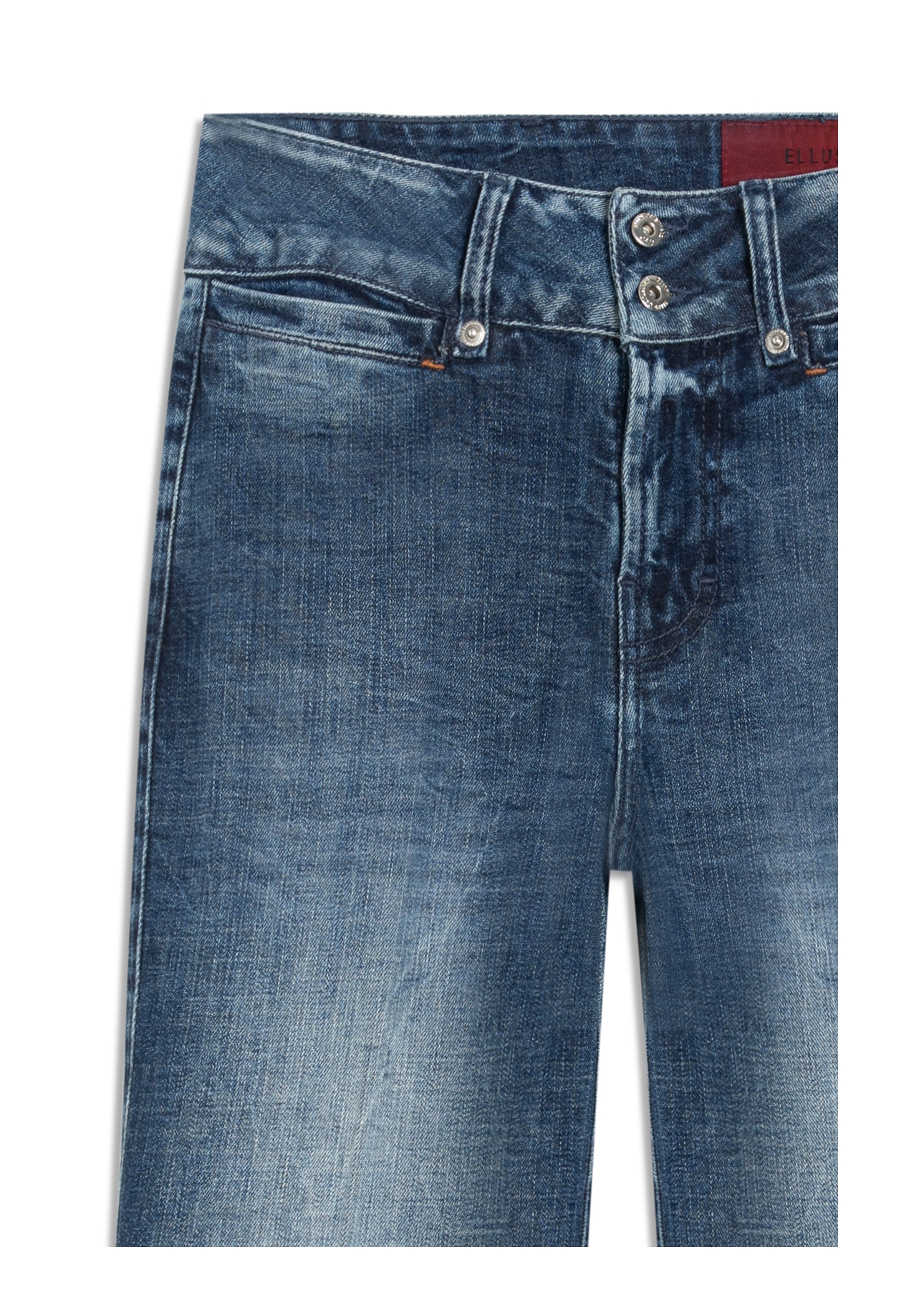 Calça Visco Indigo Elastic Bootcut Lav.Medio