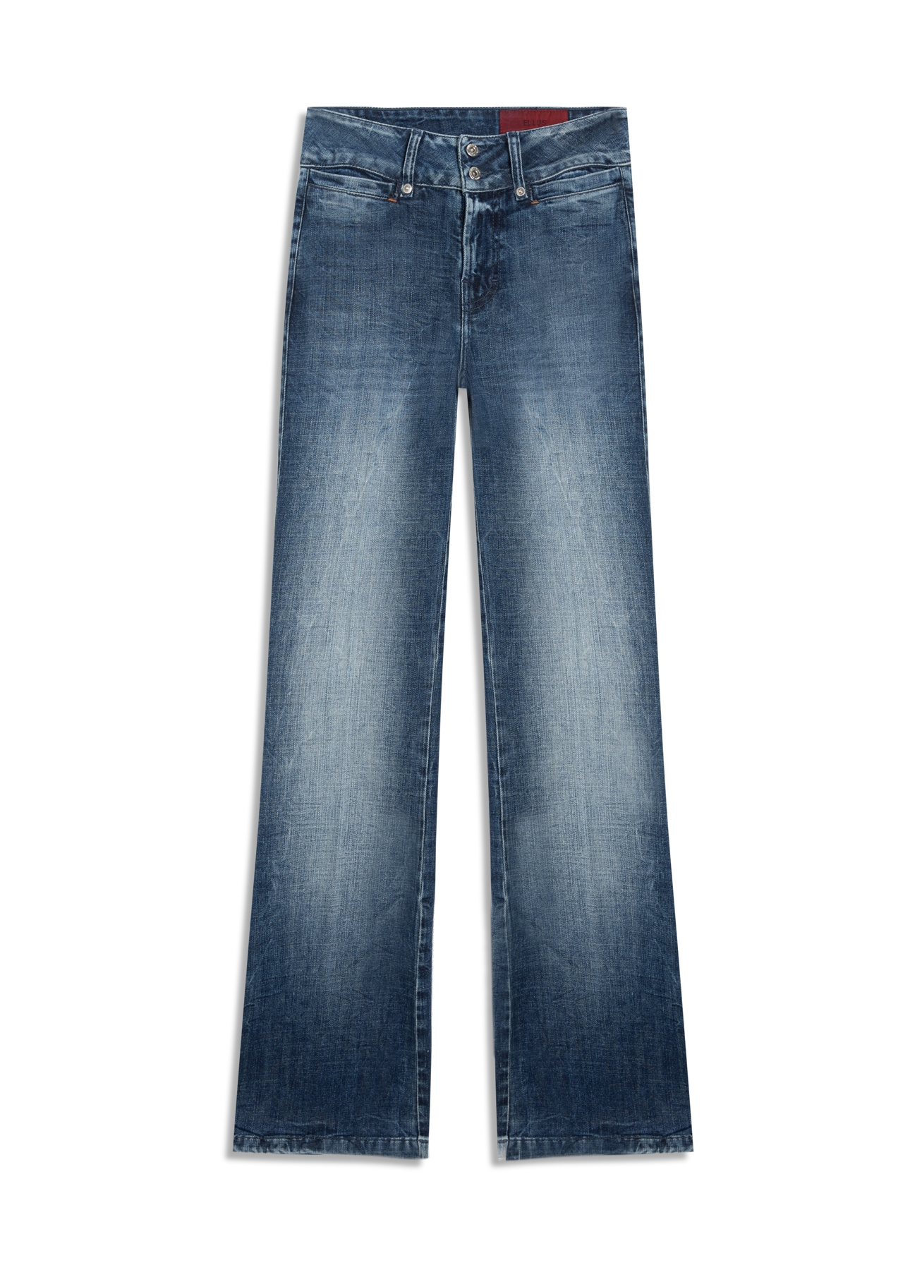 Calça Visco Indigo Elastic Bootcut Lav.Medio