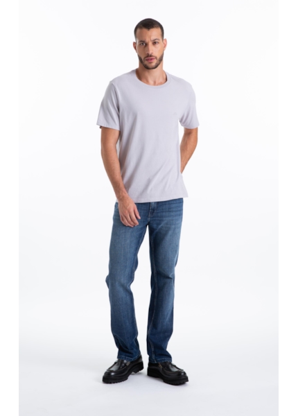 Calça Visco Indigo Elastic Classic Lav.Escuro