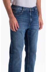 Calça Visco Indigo Elastic Classic Lav.Escuro