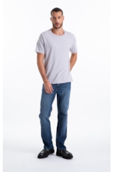 Calça Visco Indigo Elastic Classic Lav.Escuro