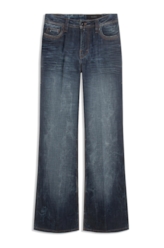 Calça Visco Indigo Elastic Flare Filigrana Lav.Escuro C/ Matiz+3d 2176-Lav.Esc. C/m