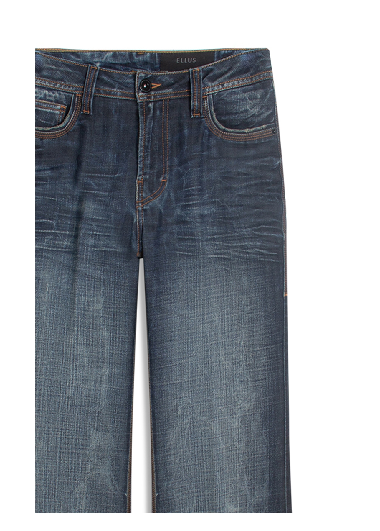 Calça Visco Indigo Elastic Flare Filigrana Lav.Escuro C/ Matiz+3d 2176-Lav.Esc. C/m