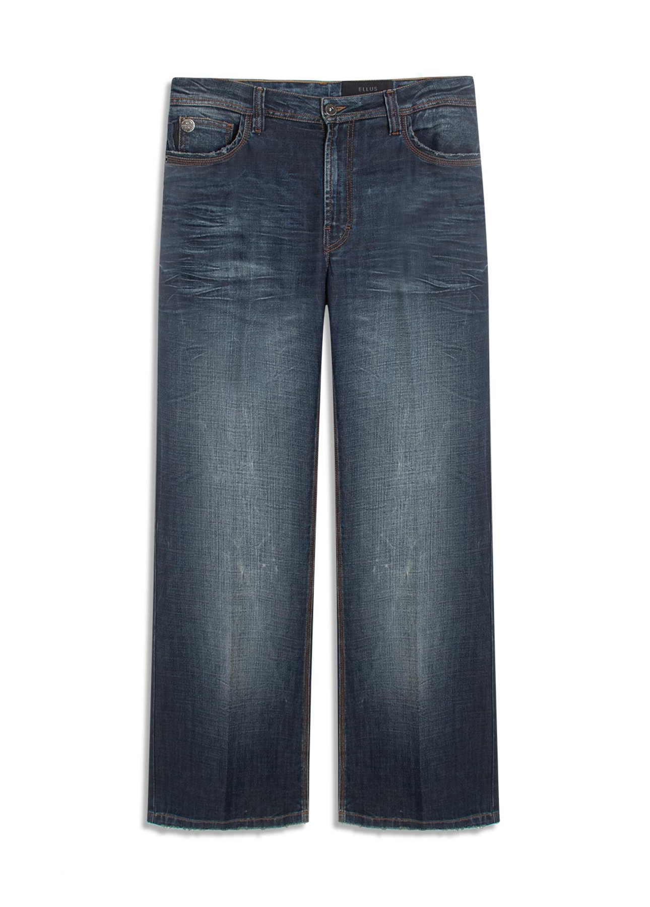 Calça Visco Indigo Elastic Flare Filigrana Lav.Escuro C/ Matiz+3d 2176-Lav.Esc. C/m