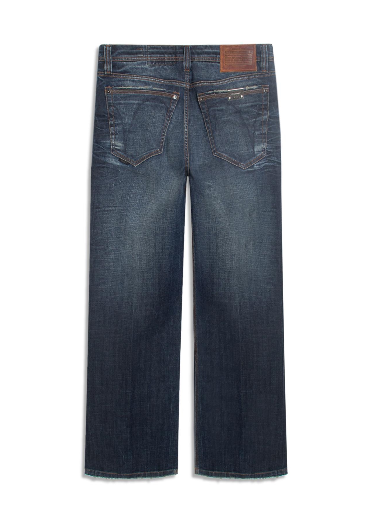 Calça Visco Indigo Elastic Flare Filigrana Lav.Escuro C/ Matiz+3d 2176-Lav.Esc. C/m
