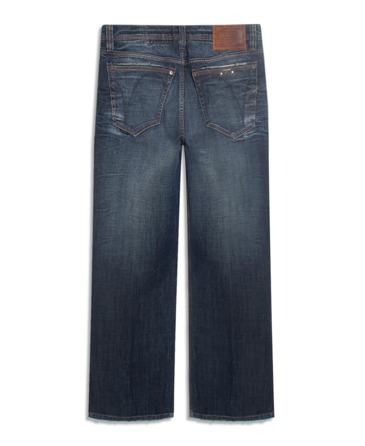 Calça Visco Indigo Elastic Flare Filigrana Lav.Escuro C/ Matiz+3d 2176-Lav.Esc. C/m