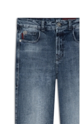Calça Visco Indigo Elastic Gisele Reta Lav.Medio