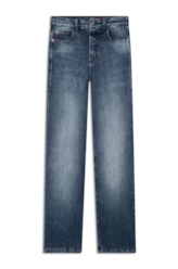 Calça Visco Indigo Elastic Gisele Reta Lav.Medio