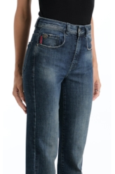 Calça Visco Indigo Elastic Lav. Escuro C/ Matiz